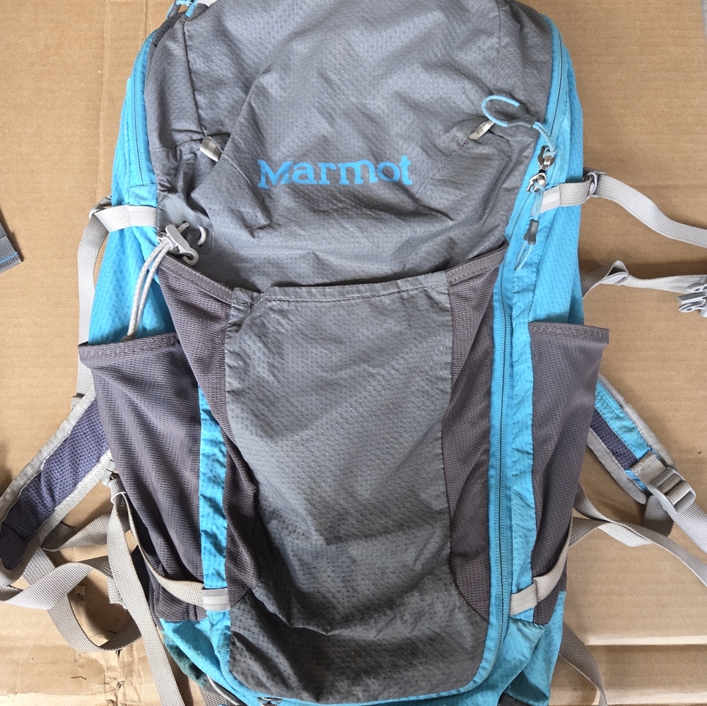 Marmot Teal and Gray Men's Backpack